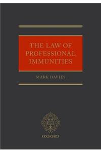 The Law of Professional Immunities