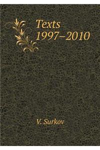 Texts 1997-2010