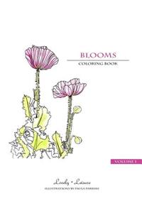 Blooms: Lovely Leisure Coloring Book