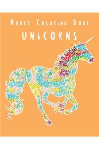 Adult Coloring Book - Unicorns