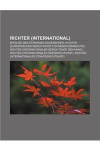 Richter (International): Mitglied Des Standigen Schiedshofs, Richter (Europaischer Gerichtshof Fur Menschenrechte)