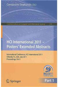 HCI International 2011 Posters' Extended Abstracts