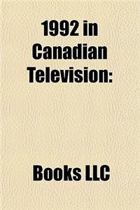 1992 in Canadian Television: 1992 Canadian Television Series Debuts, 1992 Canadian Television Series Endings, the Adventures of Tintin