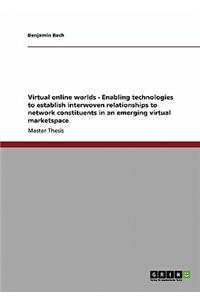 Virtual Online Worlds - Enabling Technologies to Establish Interwoven Relationships to Network Constituents in an Emerging Virtual Marketspace