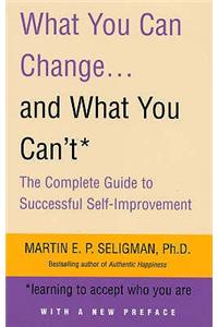 What You Can Change and What You Can't: Learning to Accept What You are