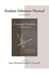 Student's Solutions Manual to Accompany Complex Variables and Applications
