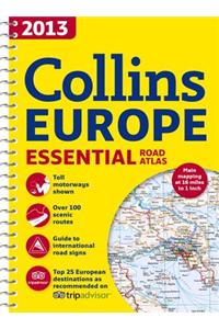 2013 Collins Europe Essential Road Atlas
