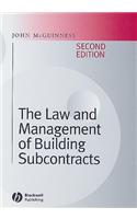 The Law and Management of Building Subcontracts