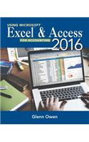 Using Microsoft Excel and Access 2016 for Accounting