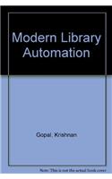 Modern Library Automation