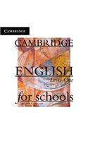 Cambridge English for Schools Level 1 Class Audio CDs (2): Level 1
