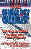 The Basic Genealogy Checklist: 101 Tips & Tactics to Find Your Family History