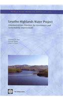 Lesotho Highlands Water Project: Communication Practices for Governance and Sustainability Improvement