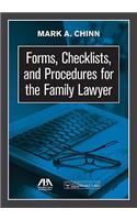 Forms, Checklists, and Procedures for the Family Lawyer [With CDROM]