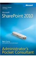 Microsoft SharePoint 2010 Administrator's Pocket Consultant