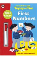 Start School with Topsy and Tim: Wipe Clean First Numbers