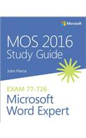 Mos 2016 Study Guide for Microsoft Word Expert