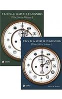 Clock & Watch Companies 1700s-2000s