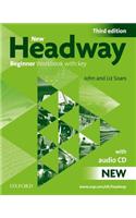 New Headway: Beginner: Workbook (with Key) Pack