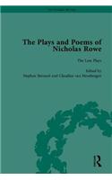 The Plays and Poems of Nicholas Rowe