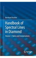 Handbook of Spectral Lines in Diamond: Volume 1: Tables and Interpretations