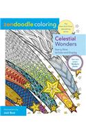 Zendoodle Coloring: Celestial Wonders: Starry Skies to Color and Display