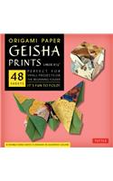 Origami Paper: Geisha Prints Large 8 1/4