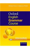 Oxford English Grammar Course: Intermediate [With CDROM]