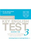 Cambridge Key English Test 3 Audio CD