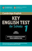 Cambridge Key English Test for Schools 1 Student's Book with Answers: Official Examination Papers from University of Cambridge ESOL Examinations