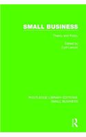 Small Business: Theory and Policy