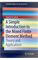 Simple Introduction to the Mixed Finite Element Method