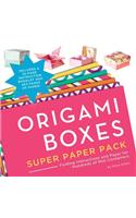 Origami Boxes Super Paper Pack: Folding Instructions and Paper for Hundreds of Mini Containers