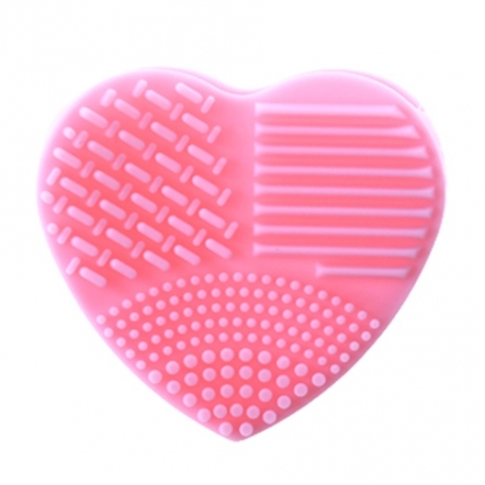 839 Makeup Brush Cleaner Heart - Pink 839 Makeup Brush Cleaner Heart - Pink