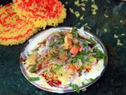 Agra Chaat ki Ghevar Chaat