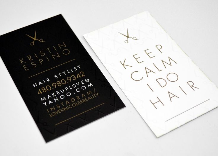 Hair Stylist Business Cards Inkmonk