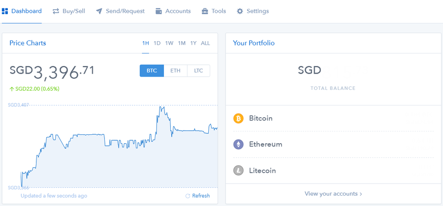 coinbase cant buy litecoin or bitcoin