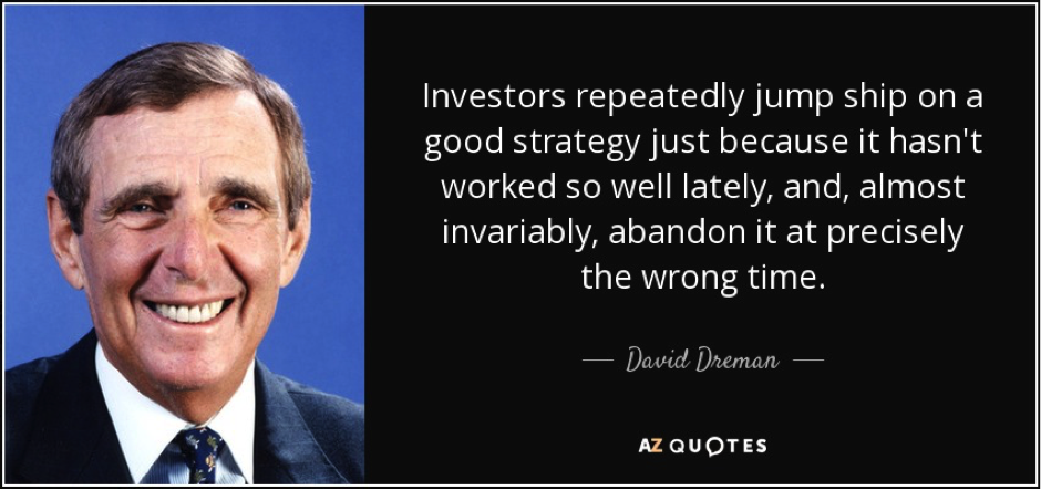 Stock Picking Strategy Series: Dreman’s Contrarianism Part 1: Investment Philosophy and Strategy!