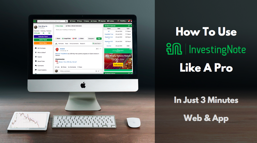 InvestingNote Platform and App Tutorial