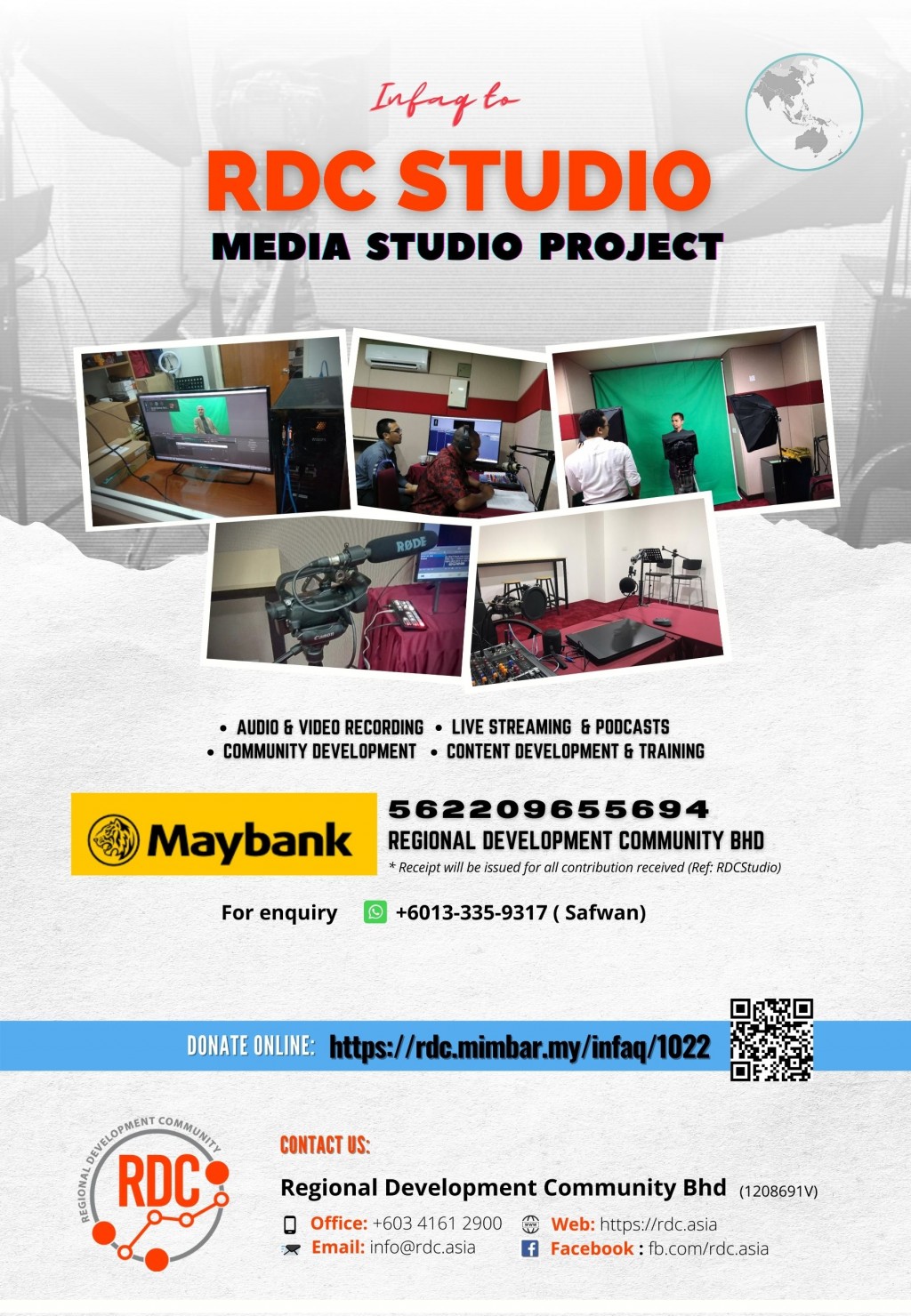  INFAQ TO RDC MEDIA STUDIO PROJECT