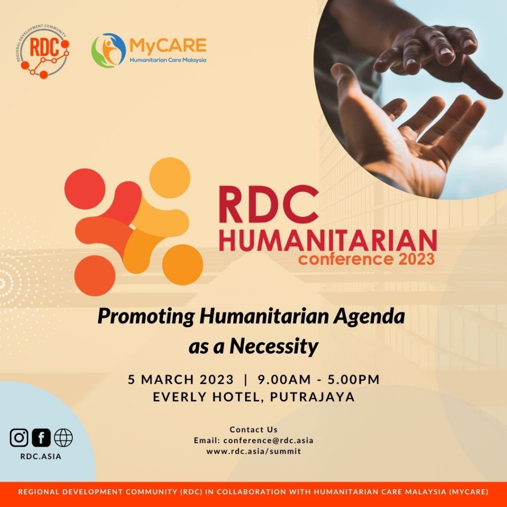 HC23 HUMANITARIAN CONFERENCE 2023 Regional Development Community Berhad