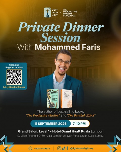 Barakah Dinner: The Blessing Behind Wealth, Success & Purposeful Living