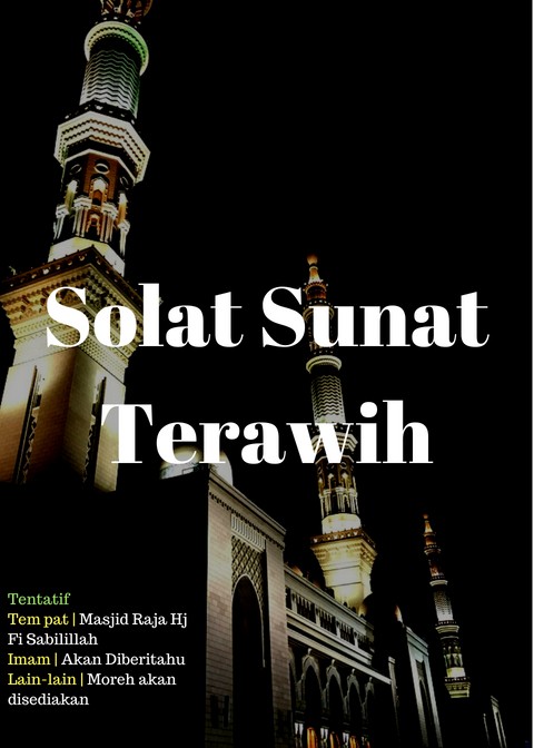 Solat Sunat Terawih