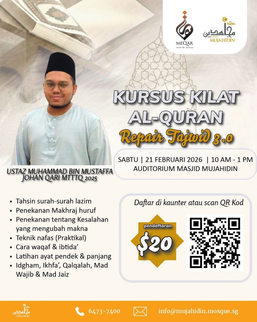 Kursus Kilat Al-Quran - Repair Tajwid 3.0