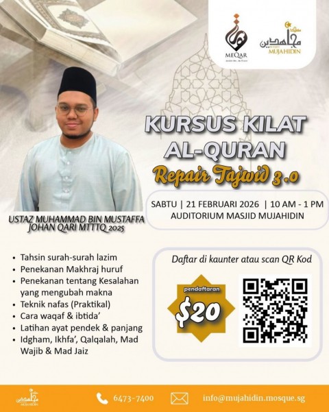 Kursus Kilat Al-Quran - Repair Tajwid 3.0