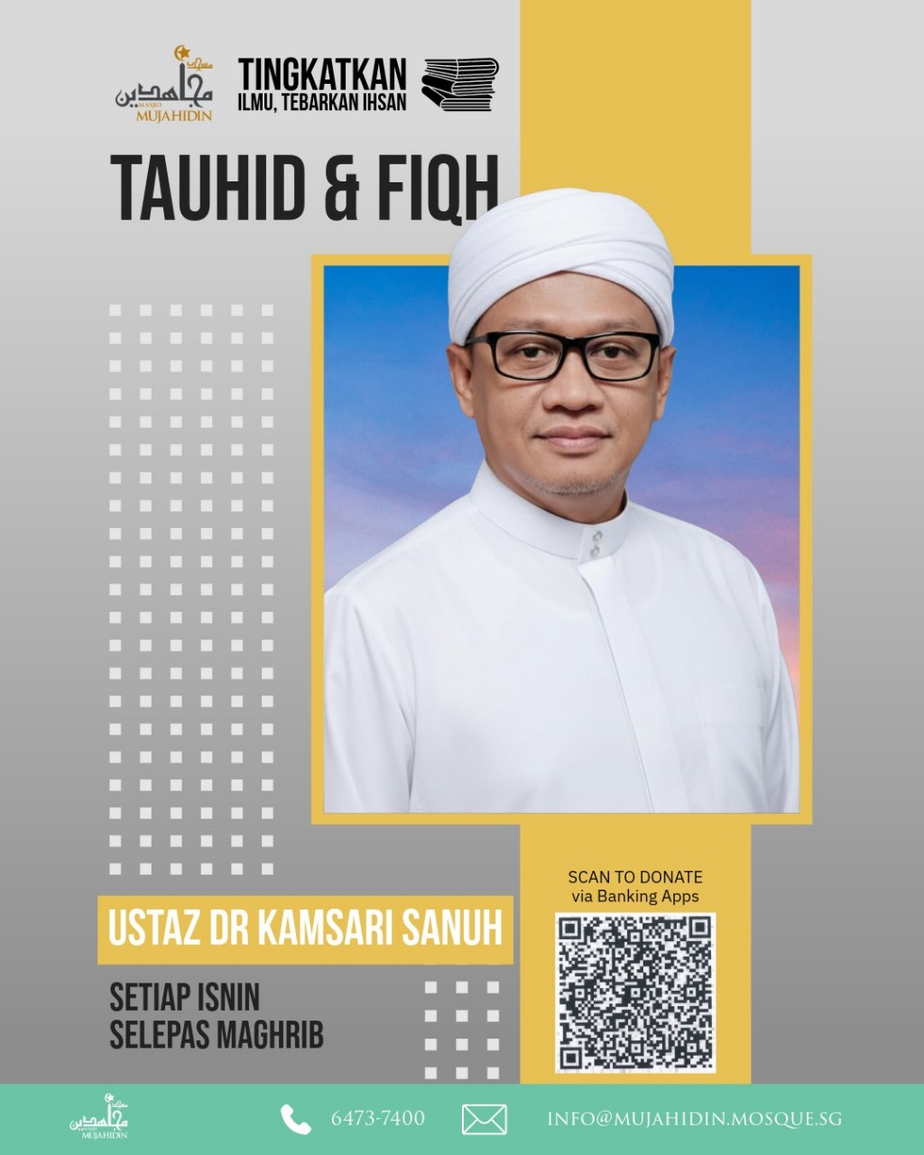 Bicara Ad-Din: Tingkatkan Ilmu, Tebarkan Ihsan | Tauhid & Fiqh