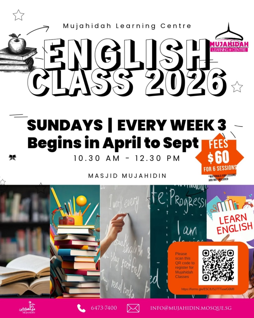 English Class 2026 - Mujahidah Learning Centre