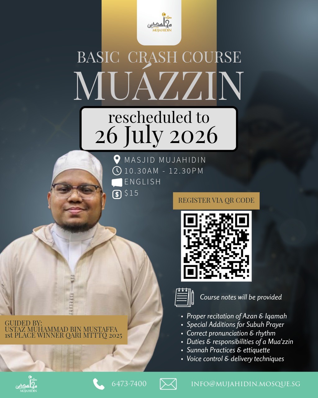 Basic Crash Course Mua'zzin