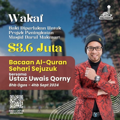 Majlis Khatam Quran bersama Ustaz Uwais Qorny