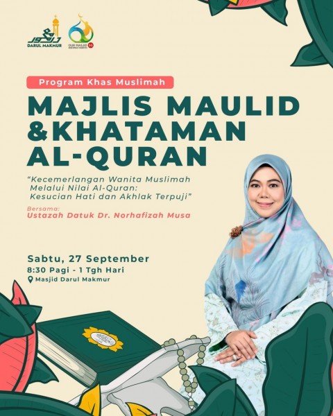 Majlis Maulid & Khataman Al-Quran - Program Khas Muslimah
